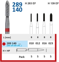 289140012 фреза твс - цилиндр остр. - 012 красный насечка крестообразная мелкая. мет. сплавы пластма