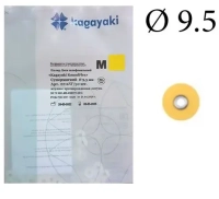 полир "kagayaki roundflex m" - диск шлифовальный (желтый), супермягкий, ø 9.5мм., 50шт