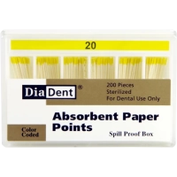 бумажные штифты - №20 - 200 штук, diadent