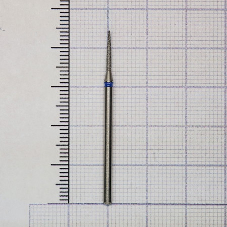 h250n014 бор алмазный h - пламя заостренное - 014 синий horico