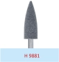 h9881 конус остроконечный - серый - для предварительной полировки пластмасс до матового глянца, hori