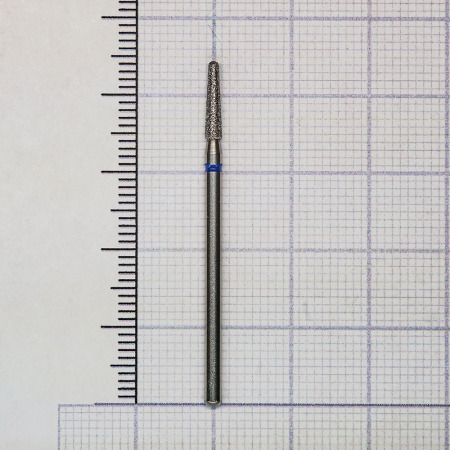 h199n023 бор алмазный h - конус закругленный - 023 синий horico