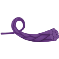 пга - нить полигликолидная, рассасывающаяся, фиолетовая, l=75см., usp 3/0, hr-20, "линтекс"