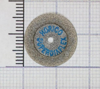 h355f160 диск алмазный - жёлтый ø 16мм - двухсторонний алмазная крошка по краю, horico