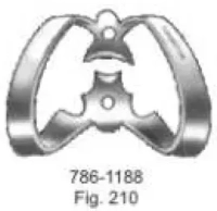 кламп для раббердама №210 губной (1188) cornerstone