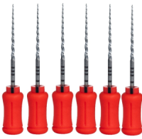 ultratapers hand f2 25mm, ручные файлы, никель-титан, 6 шт. eurofile