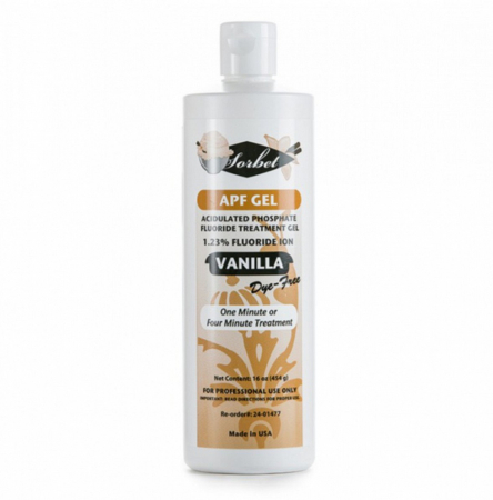 APF GEL VANILLA - фтористый гель, предотвращающий разрушение зубов, 454г., "Keystone Industries"