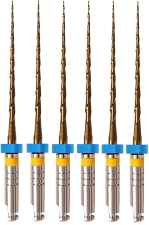 MultiTaper Files Gold, 31мм, WP 21, размер 06-20, стерильные машинные файлы (6 шт) Eurofile