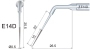 насадка e14d для скайлера, эндодонтическая (подходит к woodpecker, ems)