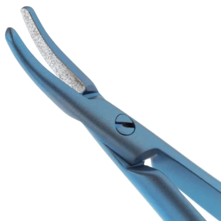 иглодержатель микрохирургический изогнутый 1.2 мм 180 мм, микрохирургические технологии