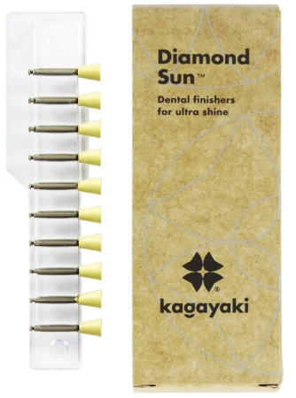 Полир "Kagayaki Diamond Sun" (Чашки Жёлтые µ 10) - блистер/10шт