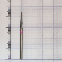 200134023 фреза твс - пика - 023 розовый тонкие прямые лезвия со спиральной поперечной насечкой hori