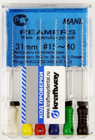 Римеры 31 мм №15-40 6шт, MANI 
