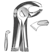 щипцы №23 для удаления моляров нижней челюсти правых, п-500-23, sammar