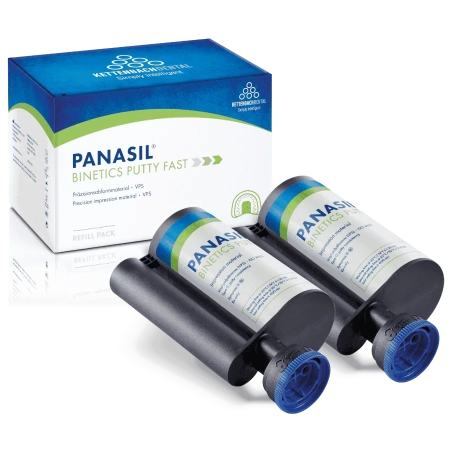 Panasil Binetics putty fast - А-силикон, базовый слой (2 по 380 мл) Kettenbach