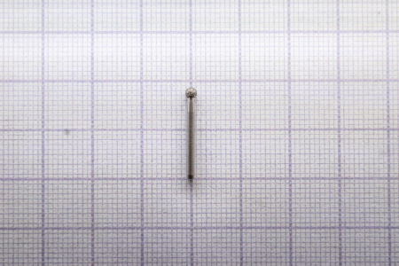 fg001025 бор алмазный fg - шар - 025 серый horico