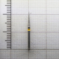 fg165f012 бор алмазный fg - конус остроконечный - 012 желтый horico