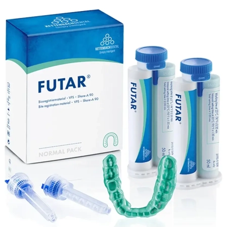 Futar (Normal)- материал стоматологический слепочный для регистрации прикуса, 2 х 50мл (Kettenbach)