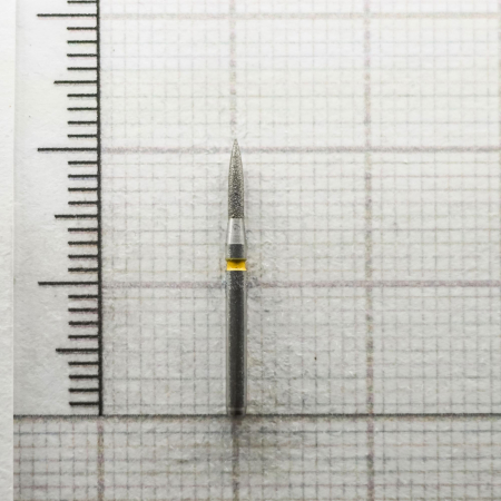 h248f012 бор алмазный h - пламя заостренное - 012 желтый horico