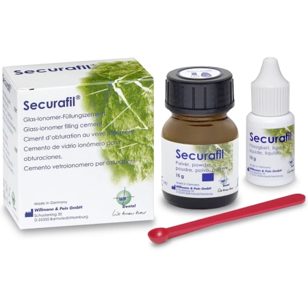 Securafil / Секурафил A3 - стеклоиономерный реставрационный цемент (15 г + 10 г) WP Dental
