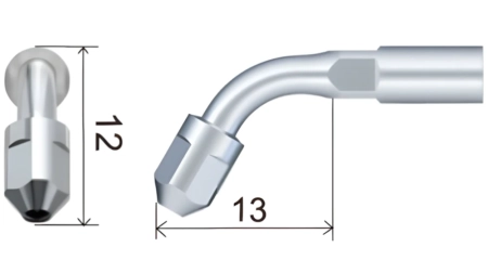 насадка ed8 для скалеров эндодонтическая эндочак (подходит к dte, satelec, nsk), woodpecker