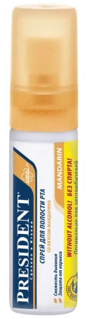 спрей president (мандарин, без спирта), 20мл