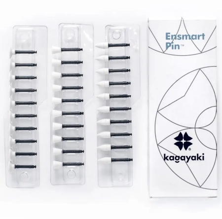 набор полиров "kagayaki ensmart pin" - диск, пуля, чашка - белые (силикон), µ 125, уп/30шт