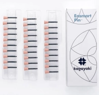 полир "kagayaki ensmart pin" - чашка розовый (силикон) µ 32 - пластиковый держатель, 30шт/уп