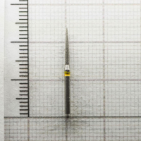 fg250f012 бор алмазный fg - пламя заостренное - 012 желтый horico