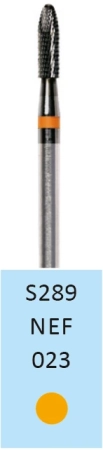 s289nef023 фреза твс-цилиндр - 023 оранж насечка крестообразная зубчатая, поперечная не благ. сплав