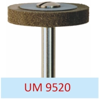 um9520 диск полировальный-черный (грубая зернистость) - полировка керамики, циркона, ø 15мм., hor