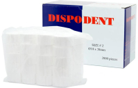ватные валики, 2000шт., dispodent (тк=12 уп)