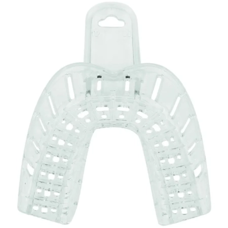 ложки для снятия слепков перфорированные пластиковые для имплантологии №2 низ, 12 шт, jnb