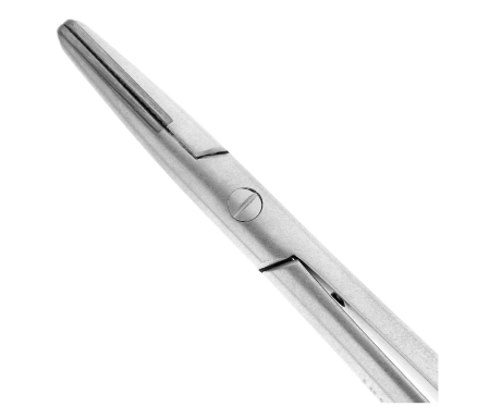 иглодержатель хирургический прямой, micro-nadelhalter tc, 18см, 40-47* (hlw dental instruments)