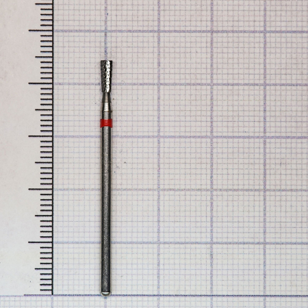 225140023 Фреза твс - обр.конус - 023 красный насечка крестообразная мелкая. мет. сплавы пластмасса