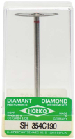 s-h354c190 диск алмазный цельноспеченый -  ø 19мм - двухсторонний, horico