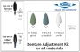 kit da denture adjustmen kit набор для регулировки гипсовых моделей horico