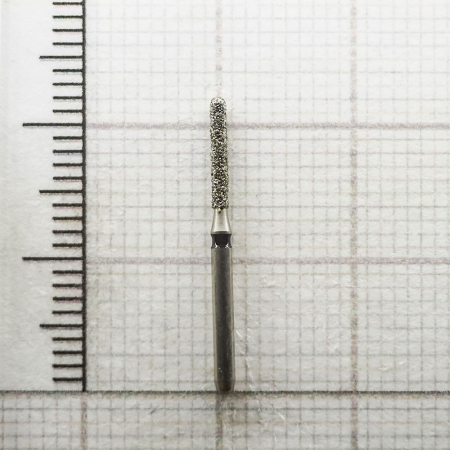 fg141x014 бор алмазный fg - цилиндр закругленный - 014 черный horico