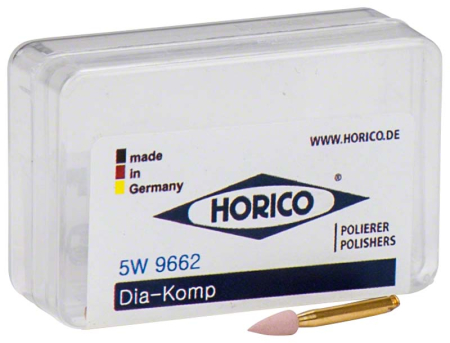 W9662 Конус остроконечный - Розовый - для предварительной полировки композитов, HORICO