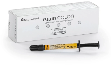 Color Эстелайт, шприц 0.9г., Yellow, Tokuyama Dental