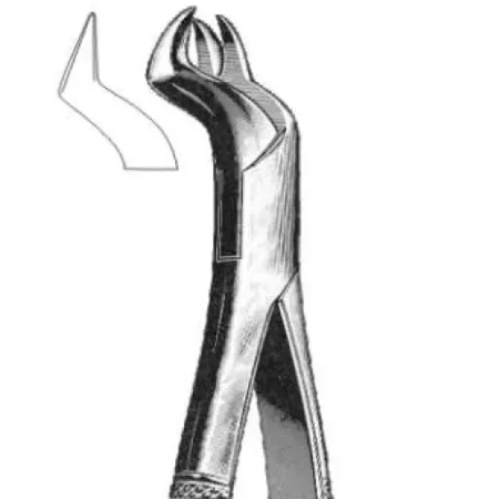 Щипцы зубные П 88 R для удаления моляров правой стороны верхней челюсти (210) Cornerstone