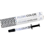 flow-color черный - микрогибридный светоотверждаемый композит типа "flow"с фтором, 1г., arcona