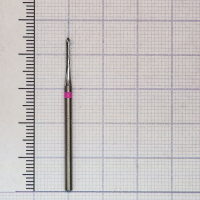 289134010 фреза твс - цилиндр - 010 розовый тонкие прямые лезвия со спиральной поперечной насечкой h