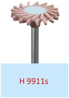 h9911s диск полировал. - розовый с прорезями (средняя зернистость) - полировка керамики,  ø 14мм.,