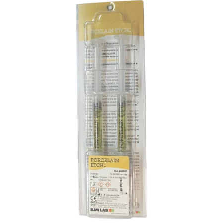 Porcelain Etch 9% HF - гель для травления керамики (2 шприца по 1.2 мл) BJM LAB