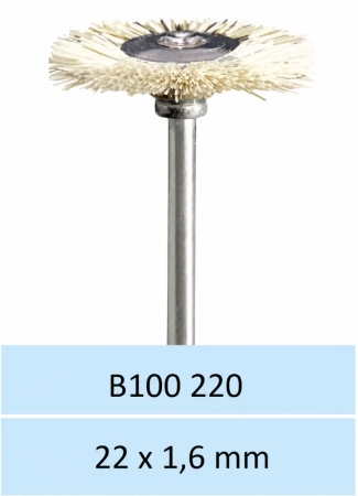 B100220 Диск щетка средняя размер 22мм*1,6мм HORICO