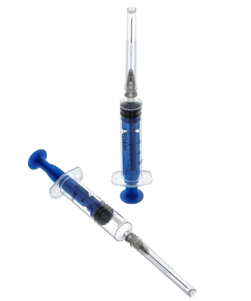 шприц стерильный одноразовый с иглой, medaim 5 мл.