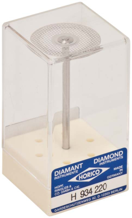 h934220 диск алмазный d=22mm двухсторонний, перфорированный, серый  horico