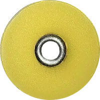 полир диск шлифовальный kagayaki roundflex супермягкий т (желтый) d 12.7мм  50шт (втулка металл)