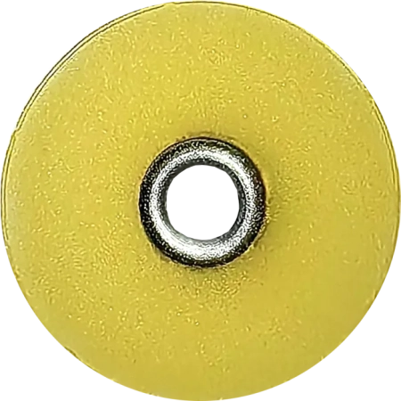 полир диск шлифовальный kagayaki roundflex супермягкий т (желтый) d 12.7мм  50шт (втулка металл)